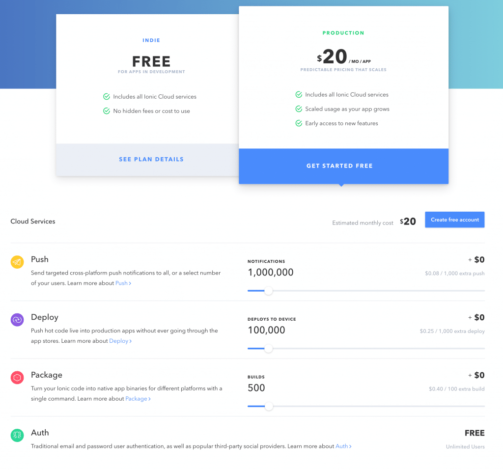 ionic-cloud-services-pricing | Ionic Academy | Learn IonicIonic Academy ...