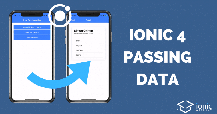 ionic-4-pass-data-router